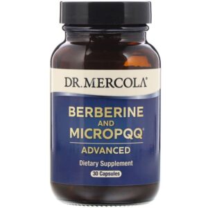 Берберин і мікроPQQ, Berberine and MicroPQQ, Dr. Mercola, 30 капсул